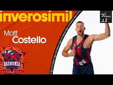 Matt Costello anota... ¡hasta de espaldas!