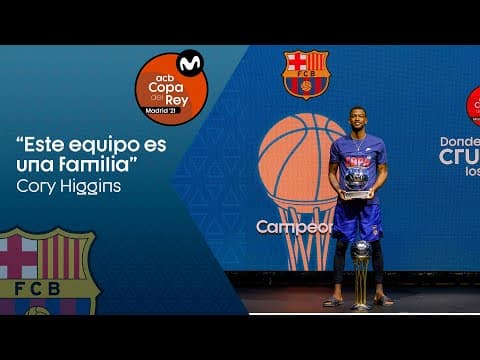 Cory Higgins: "Este equipo es una familia"