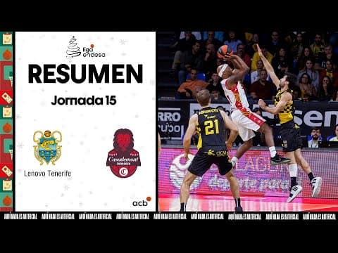Resumen Lenovo Tenerife 64 - Casademont Zaragoza 70 (J15)