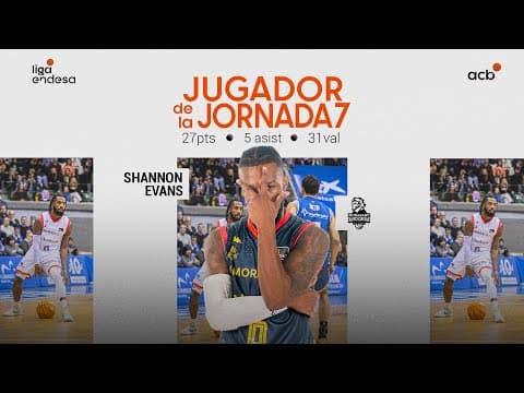 Shannon Evans, Jugador de la Jornada 7 de la Liga Endesa 2025-26