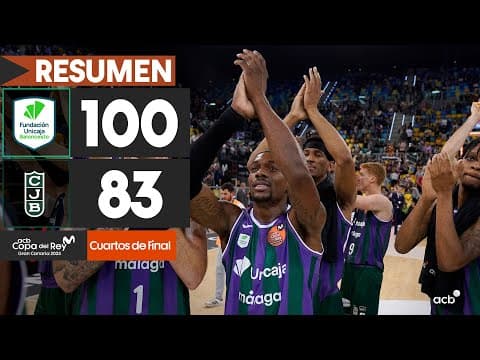 Resumen Unicaja 100 - Joventut Badalona 83 (Cuartos)