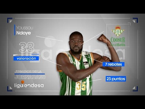 Ndoye, Jugador de la Jornada 30