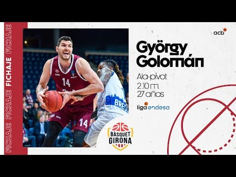György Golomán, polivalencia interior para Bàsquet Girona