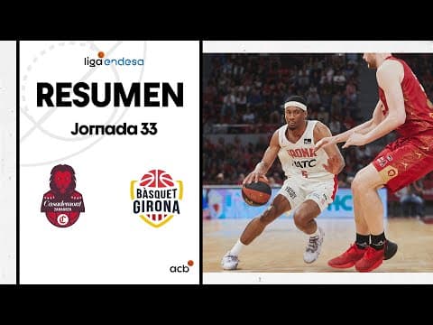Resumen Casademont Zaragoza 88 - Bàsquet Girona 95 (J33)
