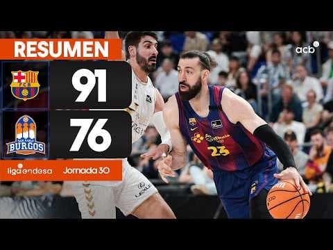 Barça - Recoletas Salud San Pablo Burgos (91-76)