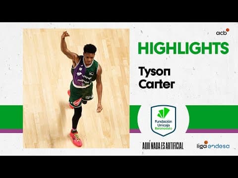 Tyson Carter, inspirado en ataque en la victoria de Unicaja