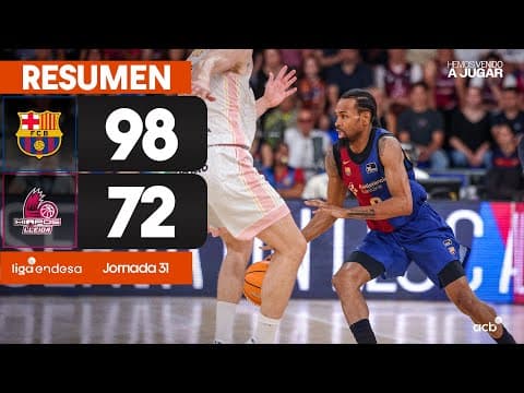 Resumen Barça 98 - Hiopos Lleida 72 (J31)