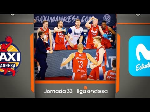 Resumen BAXI Manresa 102 - Movistar Estudiantes 101 (J33)