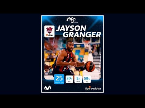 Jayson Granger, MVP Movistar del mes de noviembre