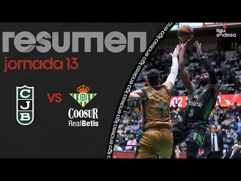 Resumen Joventut Badalona 84 - Coosur Real Betis 82 (J13)