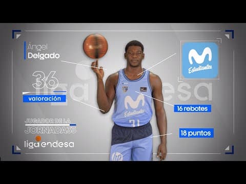 Ángel Delgado, Jugador de la Jornada 33