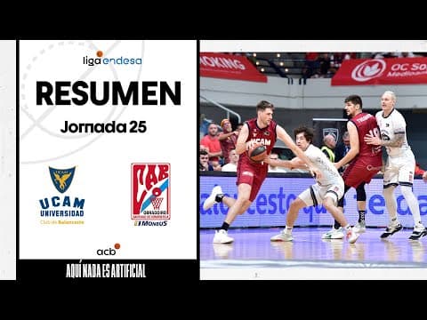 Resumen UCAM Murcia 94 - MOnbus Obradoiro 81 (J25)