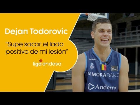 Dejan Todorovic: "Supe sacar el lado positivo de mi lesión"