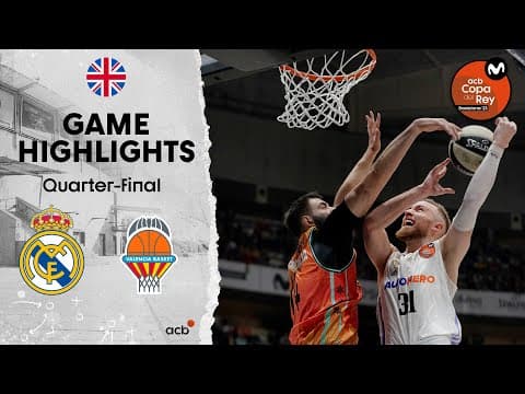Resumen Real Madrid 86 - Valencia Basket 85 (Cuartos)