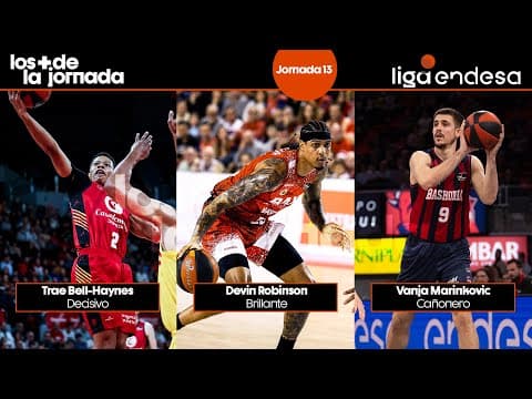 Los Más de la Jornada 13: Trae Bell-Haynes, Devin Robinson y Vanja Marinkovic