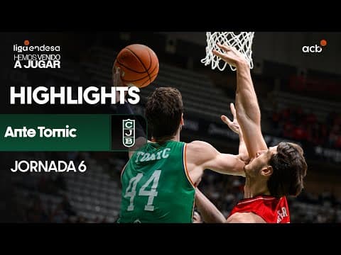 Ante Tomic, líder del Joventut Badalona