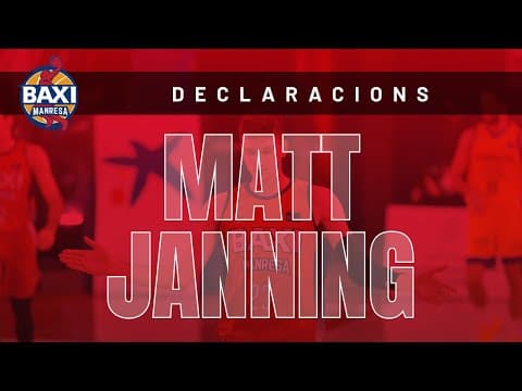 Matt Janning: "No me puedo quejar"