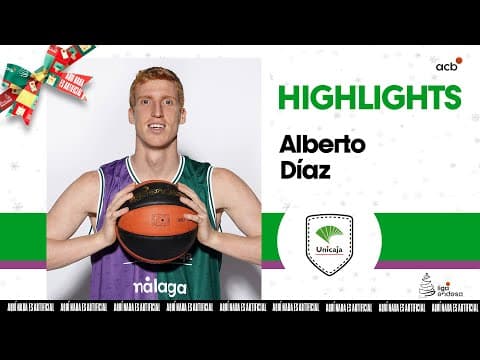 Alberto Díaz, encendido desde el triple