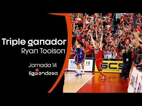 Triple sobre la bocina de Toolson
