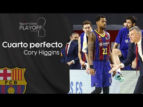 Cuarto perfecto de Cory Higgins: 14 puntos sin fallo