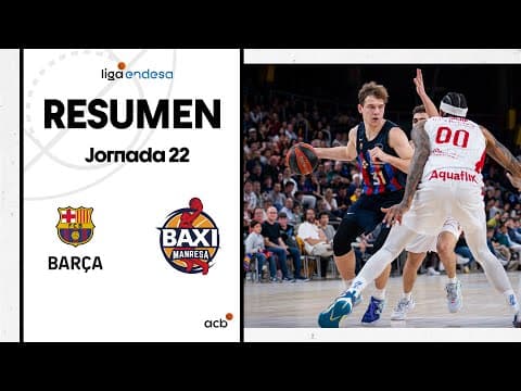 Resumen Barça 93 - BAXI Manresa 72 (J22)