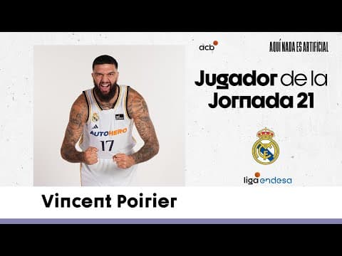 Vincent Poirier, Jugador de la Jornada 21
