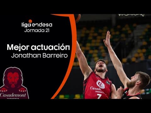 Jonathan Barreiro firma su partido más redondo