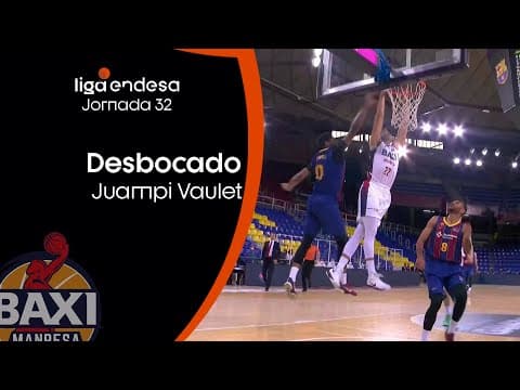 Juampi Vaulet... desbocado hacia canasta