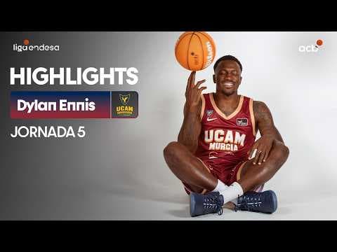 Dylan Ennis, puro músculo en UCAM Murcia
