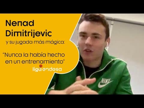 Dimitrijevic y su jugada más mágica: "Nunca la había entrenado"