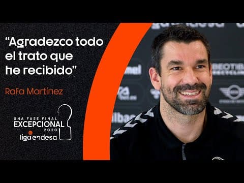 Rafa Martínez se despide de Bilbao
