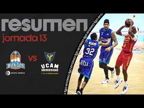 Resumen Hereda San Pablo Burgos 84 - UCAM Murcia 102 (J13)