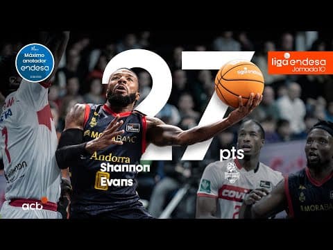 Shannon Evans, Máximo Anotador Endesa de la Jornada 10