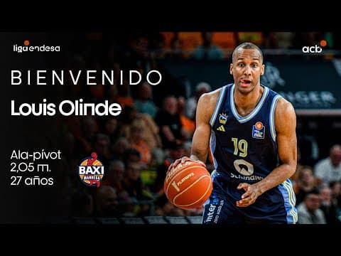 ¡Así juega Louis Olinde, flamante fichaje de BAXI Manresa!