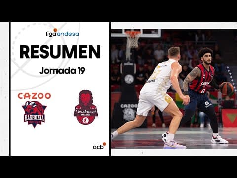 Resumen Cazoo Baskonia 91 - Casademont Zaragoza 79 (J19)