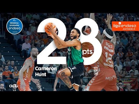 Cameron Hunt, Máximo Anotador Endesa de la Jornada 4