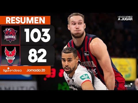 Resumen Baskonia 103 - Coviran Granada 82 (J20)