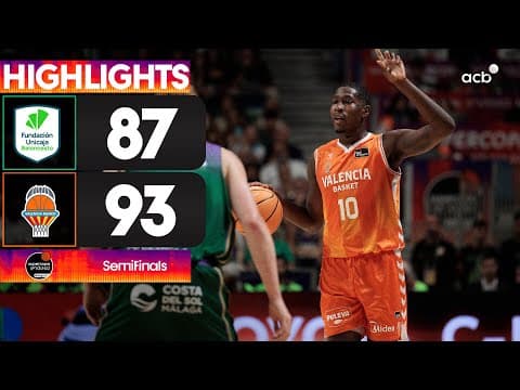Resumen Unicaja 87 - Valencia Basket 93 (Semis)