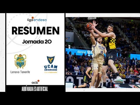 Resumen Lenovo Tenerife 75 - UCAM Murcia 73 (J20)