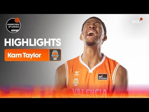 Kameron Taylor se acostumbra a la gloria en la Supercopa Endesa