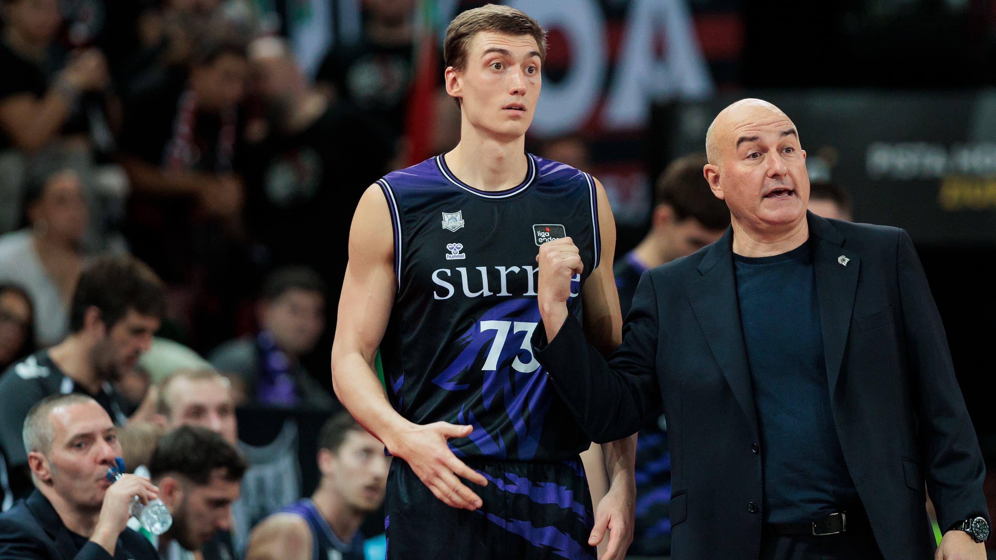 Stefan Lazarevic junto a Jaume Ponsarnau