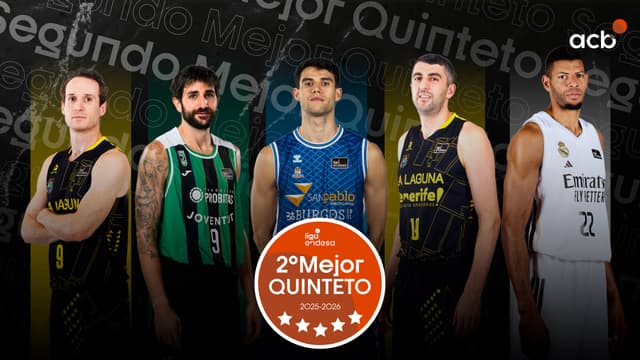 Segundo Mejor Quinteto de la Liga Endesa 2025-26