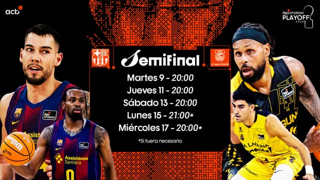 Barça - La Laguna Tenerife, arrancan las Semis