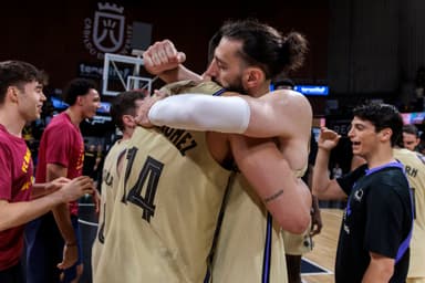 El Barça celebra el pase al Playoff Final