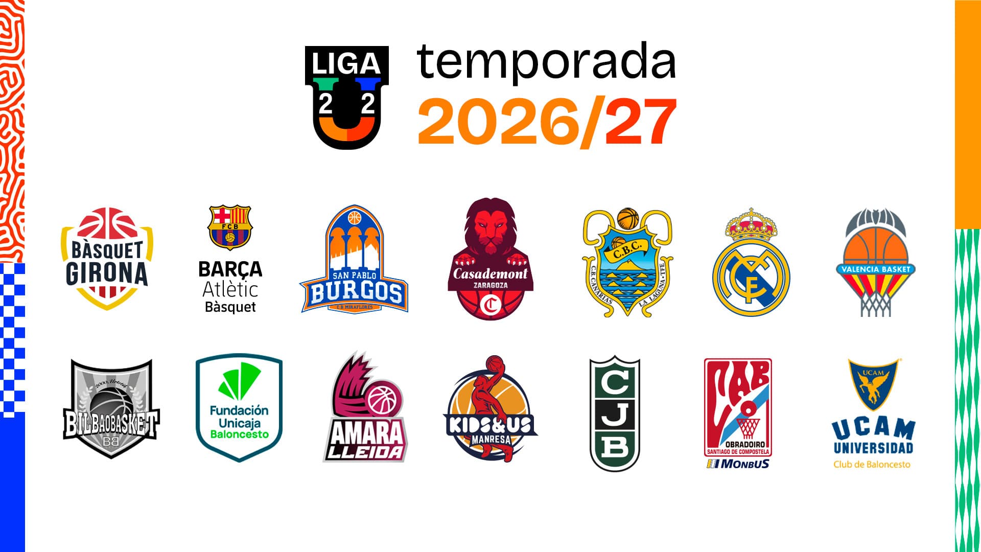 Así será la Liga U 2026-27