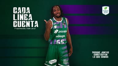 Así vestirá el Unicaja 2026-27