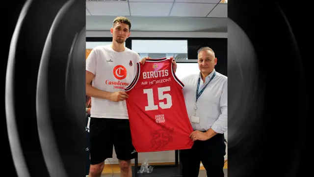 Laurynas Birutis: “Soy un jugador muy competitivo; lo doy todo en la pista”