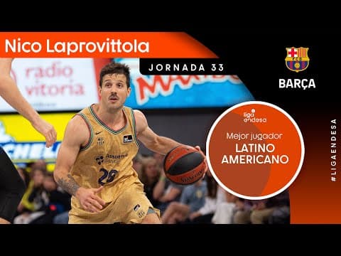 Nico Laprovittola, Mejor Jugador Latinoamericano de la Jornada 33