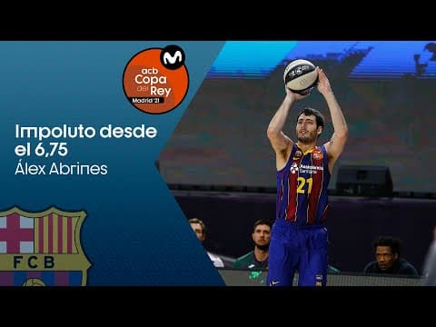Álex Abrines, impoluto desde el 6,75