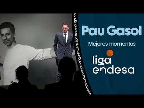 El discurso de Pau Gasol en 10 momentos
